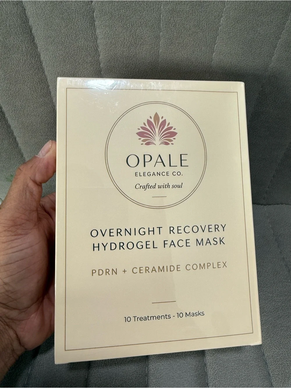Opale Overnight Recovery Hydrogel Face Mask — Cream